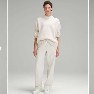 Lululemon cotton blend crewneck sweater